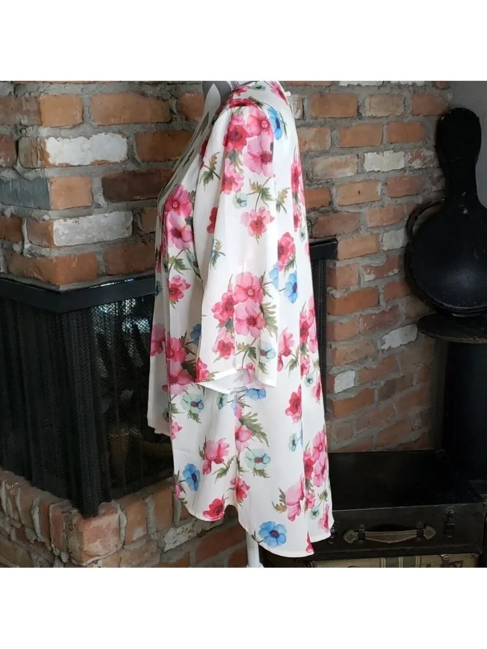 Pink Milly Floral Kimono Size Medium NWT